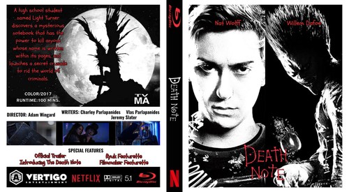 Death note 2017 blu ray - note,